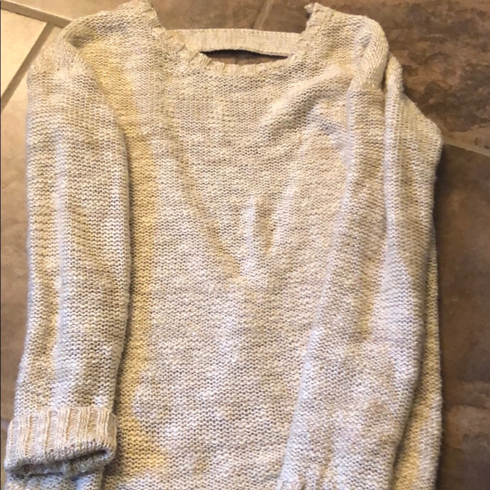 Cream sweater